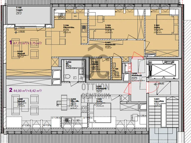Eladó lakás Budapest IX. kerület, Rehabilitációs terület IX. ker. 68 nm