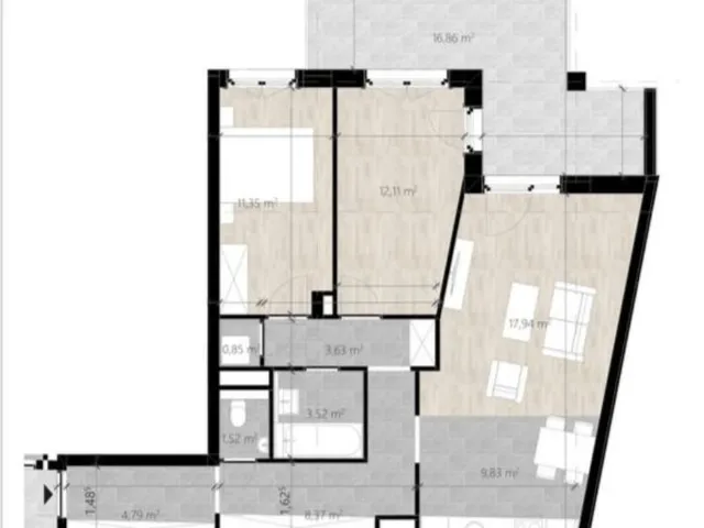 Eladó lakás Budapest VII. kerület 74 nm