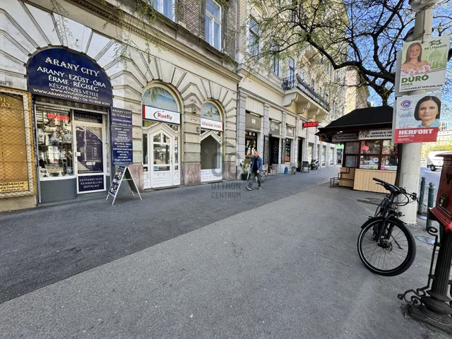 Kiadó kereskedelmi és ipari ingatlan Budapest V. kerület, Lipótváros 127 nm