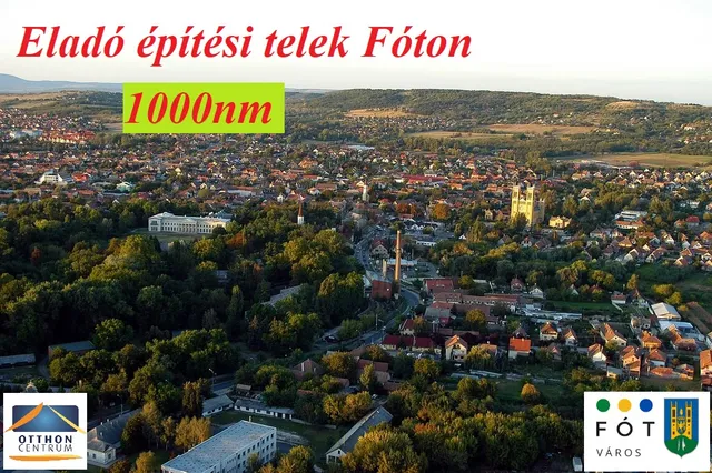 Eladó telek Fót 1000 nm