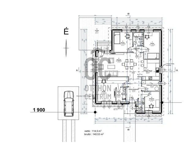 Eladó ház Kecskemét, Hetényegyháza 122 nm
