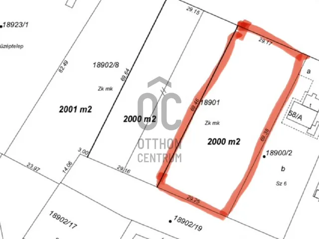 Eladó telek Kecskemét, Máriahegy 2000 nm