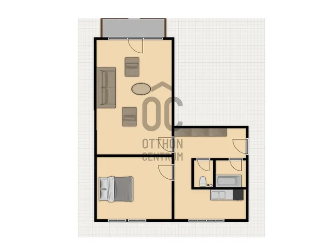 Kiadó lakás Kecskemét, Széchenyiváros 54 nm