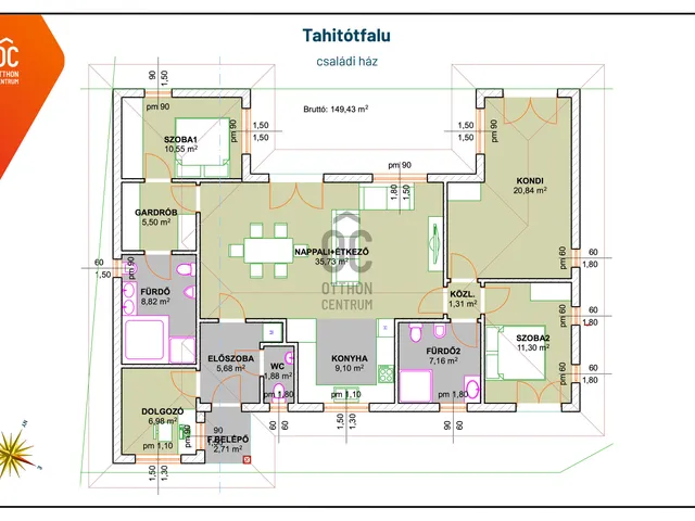 Eladó ház Tahitótfalu 124 nm