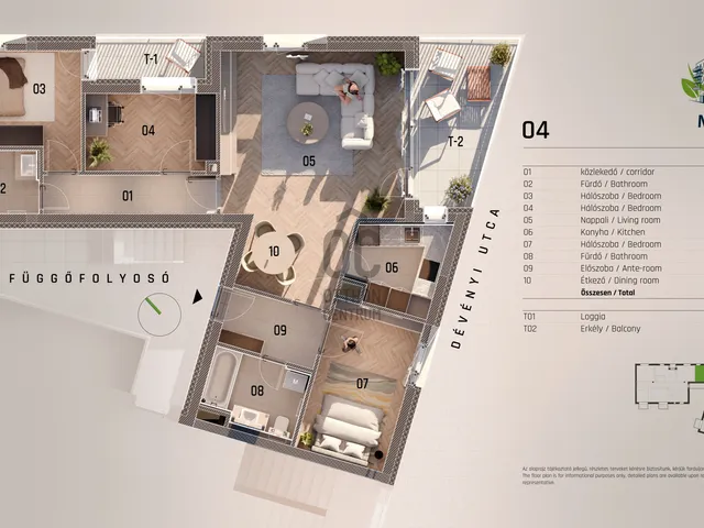 Eladó lakás Budapest XIII. kerület, Angyalföld, Mór utca 86 nm