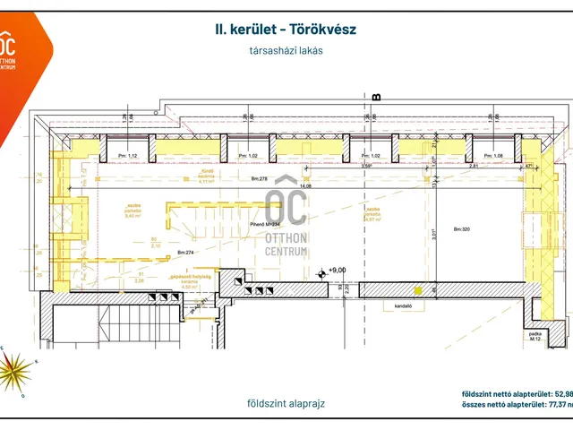 Eladó lakás Budapest II. kerület, Törökvész 77 nm
