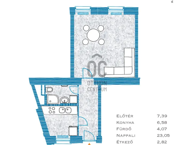 Eladó lakás Budapest IX. kerület, Rehabilitációs terület IX. ker. 43 nm