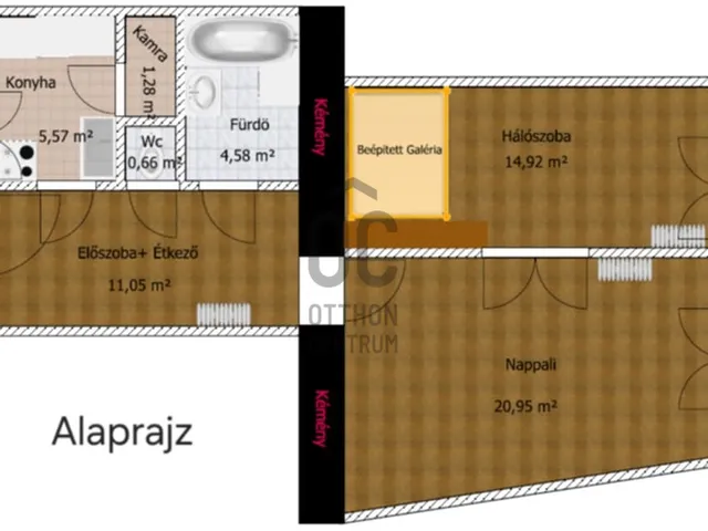 Eladó lakás Budapest VIII. kerület, Corvin negyed 56 nm