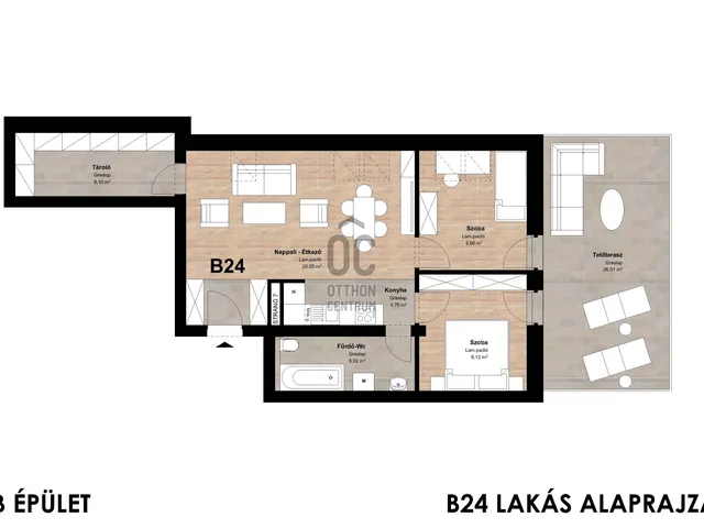 Eladó lakás Budapest XXIII. kerület, Soroksár-Újtelep 57 nm