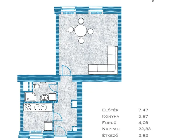 Eladó lakás Budapest IX. kerület, Rehabilitációs terület IX. ker. 43 nm