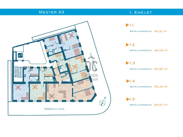Eladó lakás Budapest IX. kerület, Rehabilitációs terület IX. ker., Mester utca