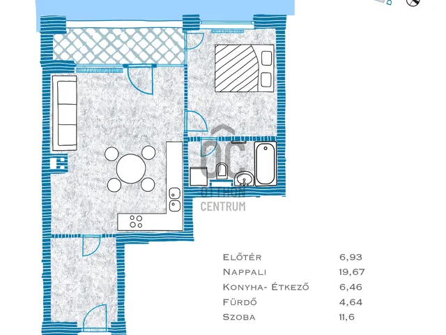 Eladó lakás Budapest IX. kerület, Rehabilitációs terület IX. ker. 49 nm