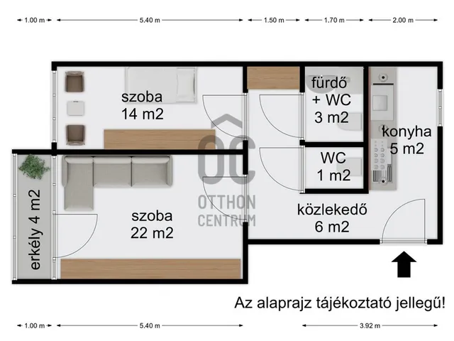 Eladó lakás Budapest VIII. kerület 51 nm