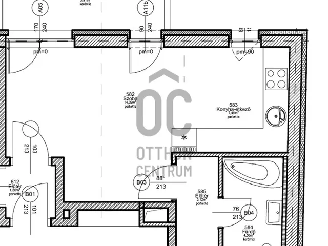 Eladó lakás Budapest VIII. kerület, Corvin negyed 35 nm