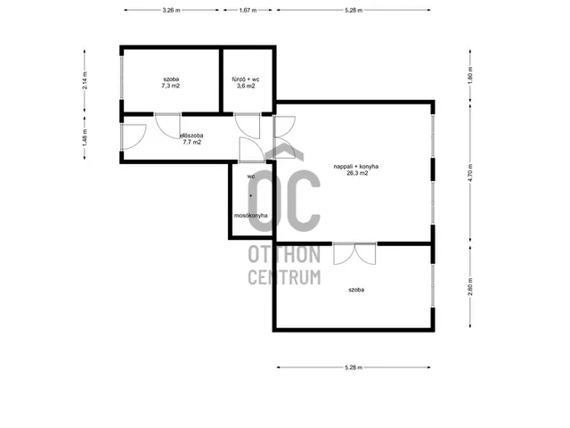 Kiadó lakás Budapest VI. kerület 66 nm