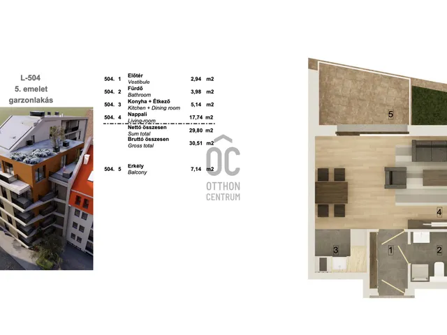 Eladó lakás Budapest VIII. kerület, Corvin negyed 29 nm