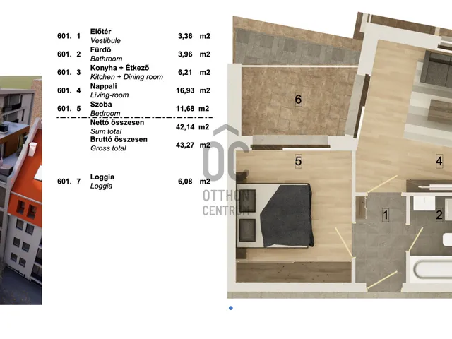 Eladó lakás Budapest VIII. kerület 42 nm