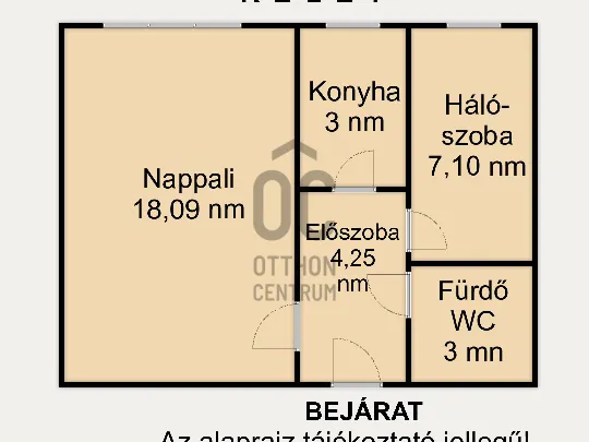 Eladó lakás Budapest IV. kerület, Újpest 34 nm