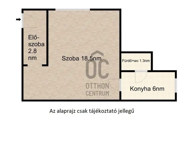 Eladó lakás Budapest V. kerület, Lipótváros 26 nm