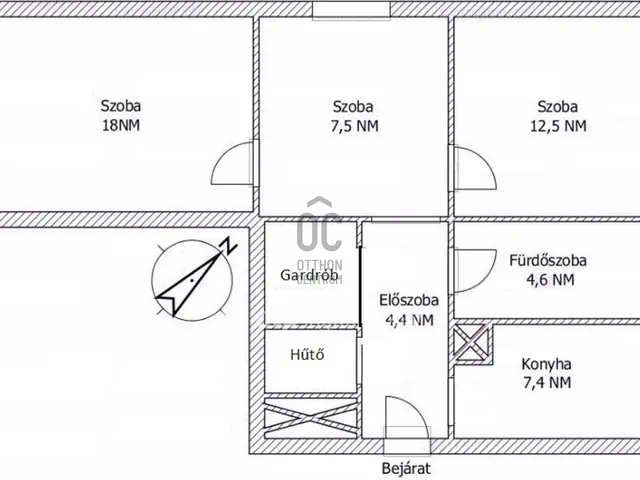 Eladó lakás Budapest X. kerület, Óhegy 56 nm