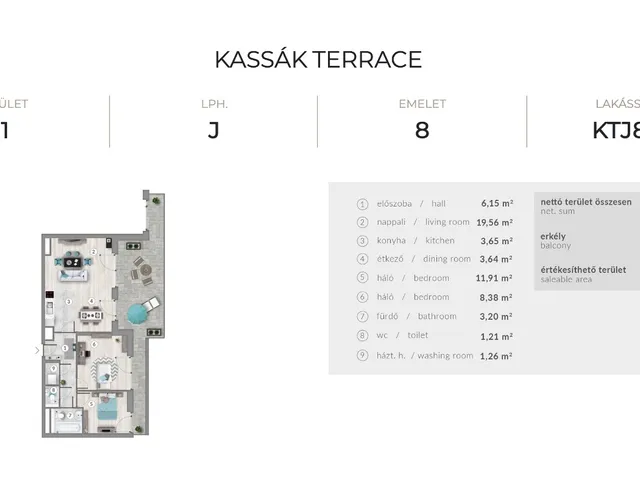 Eladó lakás Budapest XIII. kerület, Lőportárdűlő 58 nm