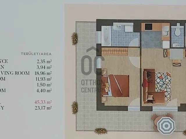 Eladó lakás Budapest XIII. kerület, Angyalföld 45 nm