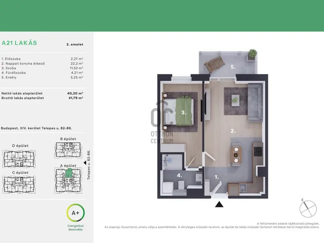 Eladó lakás Budapest XIV. kerület, Alsórákos 40 nm