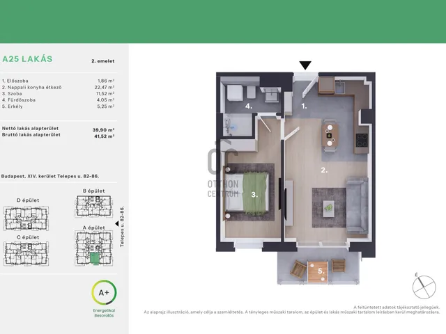 Eladó lakás Budapest XIV. kerület, Alsórákos 39 nm