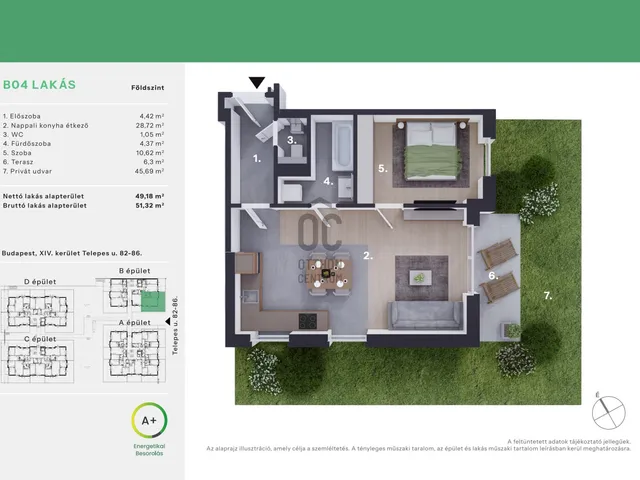 Eladó lakás Budapest XIV. kerület, Alsórákos 49 nm