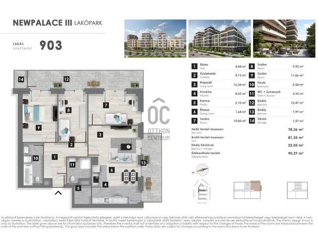 Eladó lakás Budapest XIII. kerület, Angyalföld 78 nm