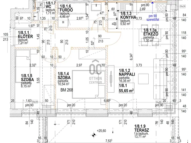 Eladó lakás Budapest XIII. kerület, Angyalföld 55 nm