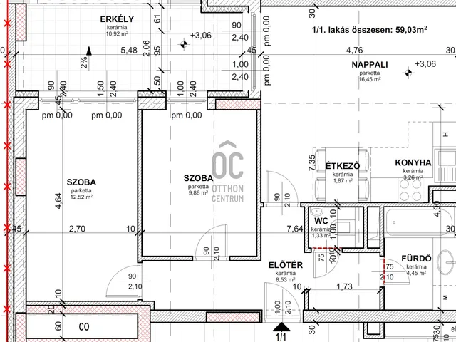 Eladó lakás Budapest XIII. kerület, Angyalföld 59 nm