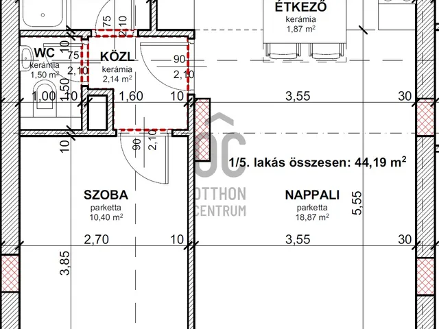 Eladó lakás Budapest XIII. kerület, Angyalföld 44 nm