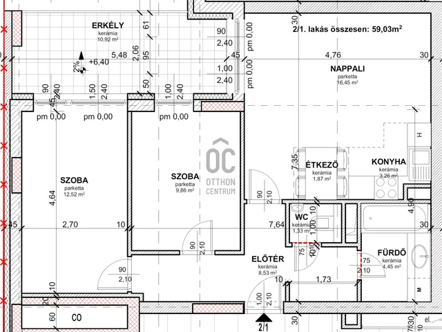 Eladó lakás Budapest XIII. kerület, Angyalföld 59 nm