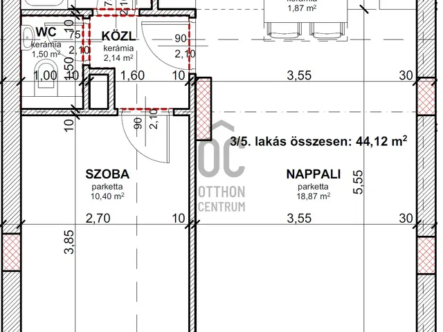 Eladó lakás Budapest XIII. kerület, Angyalföld 44 nm