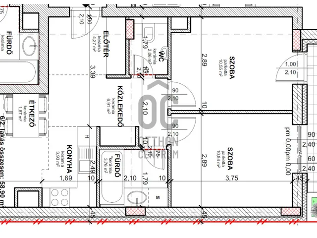 Eladó lakás Budapest XIII. kerület, Angyalföld 58 nm