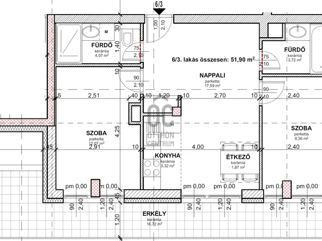 Eladó lakás Budapest XIII. kerület, Angyalföld 52 nm