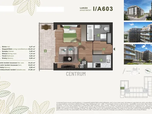 Eladó lakás Budapest XI. kerület, Kelenföld 33 nm