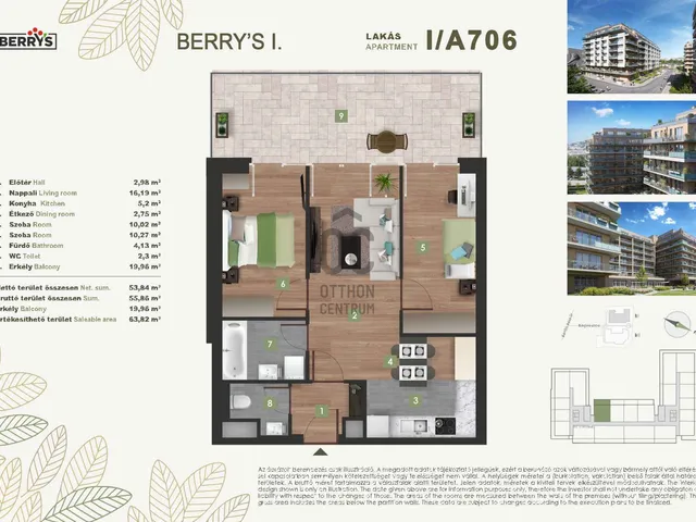 Eladó lakás Budapest XI. kerület, Kelenföld 53 nm