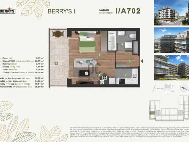 Eladó lakás Budapest XI. kerület, Kelenföld 33 nm