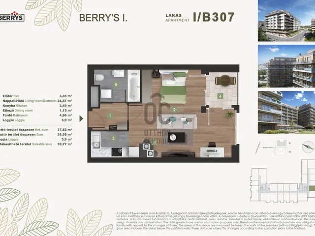 Eladó lakás Budapest XI. kerület, Kelenföld 37 nm