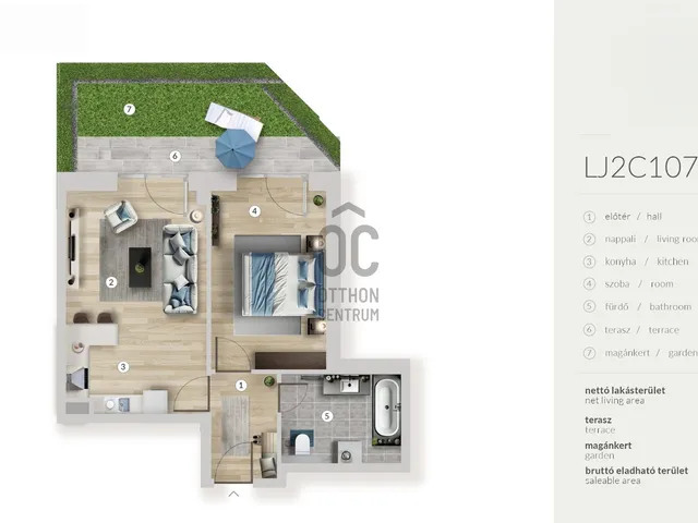 Eladó lakás Budapest XIII. kerület 44 nm