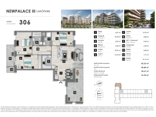 Eladó lakás Budapest XIII. kerület, Angyalföld 82 nm