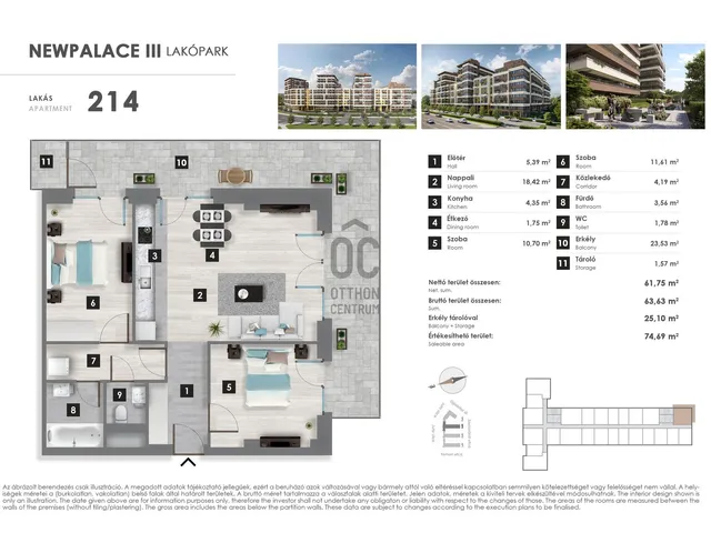 Eladó lakás Budapest XIII. kerület, Angyalföld 62 nm