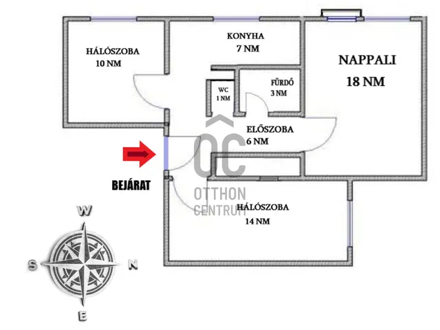 Eladó lakás Budapest XXII. kerület 58 nm