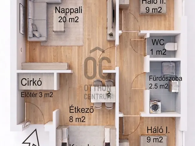 Eladó lakás Budapest XXII. kerület, Budafok 61 nm