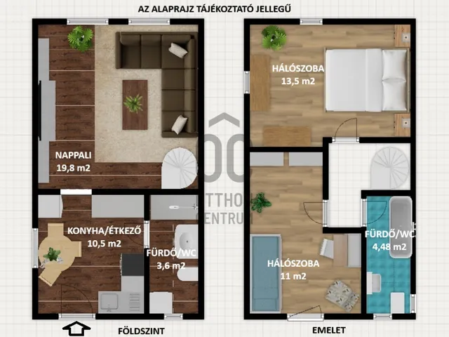Eladó ház Budapest XVI. kerület, Sashalom 64 nm