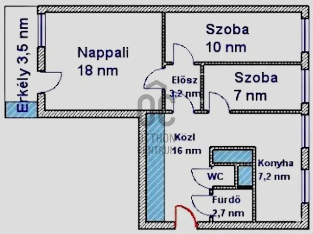 Eladó lakás Kistarcsa 62 nm