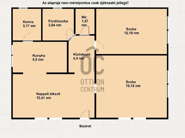 Eladó ház Tiszaszőlős 63 nm