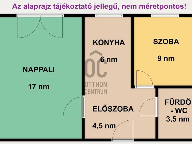 Eladó lakás Győr 40 nm
